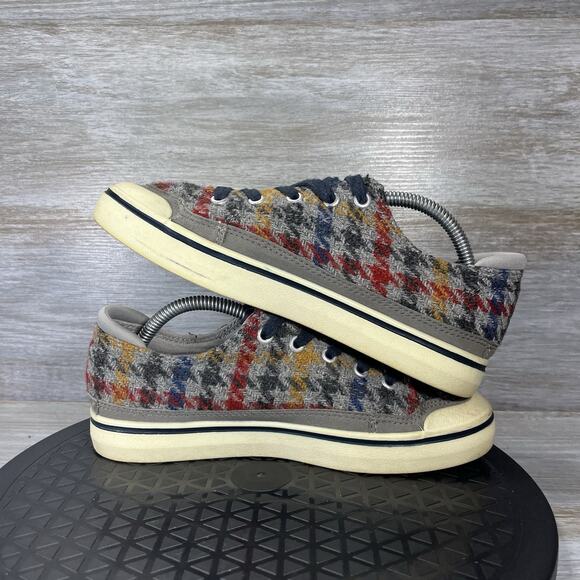 Plaid Lace Up Lifestyle Casual Sneakers Size 6 - Picture 8 of 9